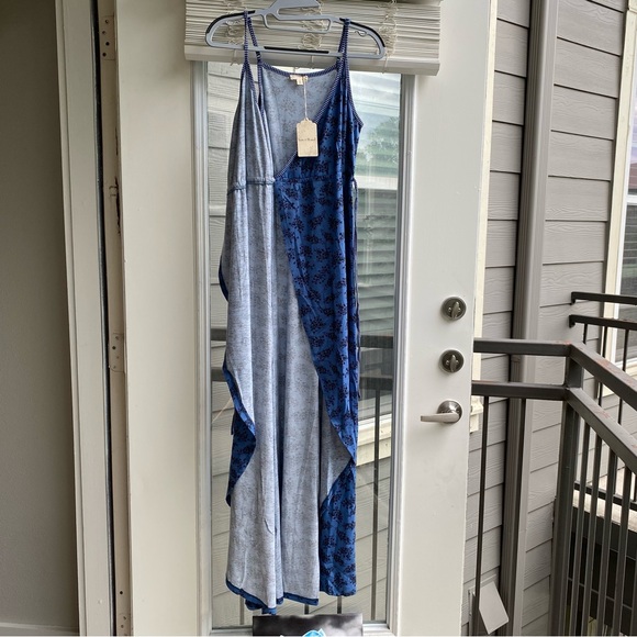 Hem & Thread Cottagecore Cami Strap True Summer Wrap Dress Large Maxi Dress - Picture 8 of 15